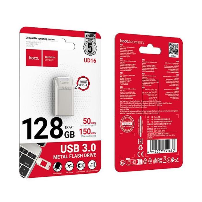 Hoco - Hoco Pendrive 128GB USB-A, USB-C UD16 USB 3.0
