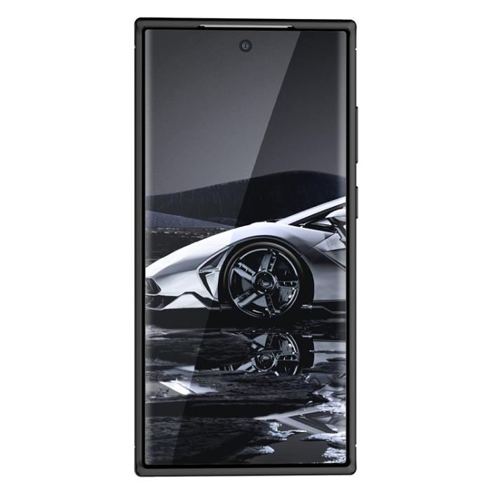 A-One Brand - Galaxy S23 Ultra Skal Carbon Fiber Texture - Svart