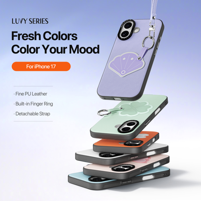 Dux Ducis - DUX DUCIS iPhone 17 Mobilskal med Fingerring/Rem Luvy Series