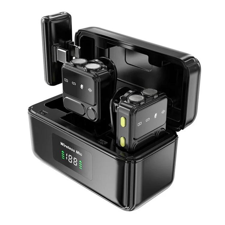 WIWU Lavaliermikrofon med iP + Typ C 2-i-1-Mottagare Wi-WM005 - Svart | 249 | AlltMobil