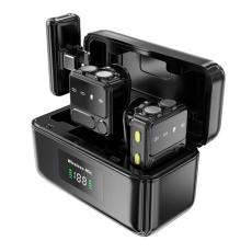 WIWU - WIWU Lavaliermikrofon med iP + Typ C 2-i-1-Mottagare Wi-WM005 - Svart