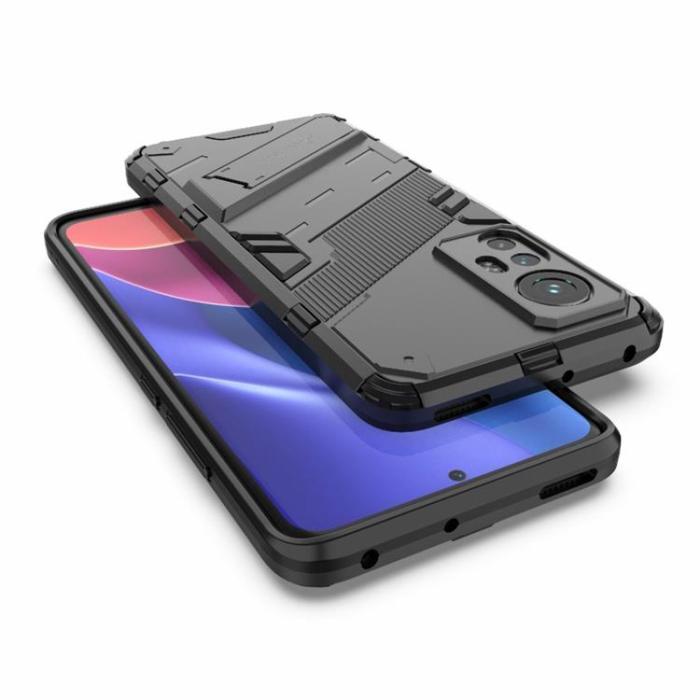 UTGATT1 - Kickstand Anti-Fall Skal Xiaomi 12/12X - Svart