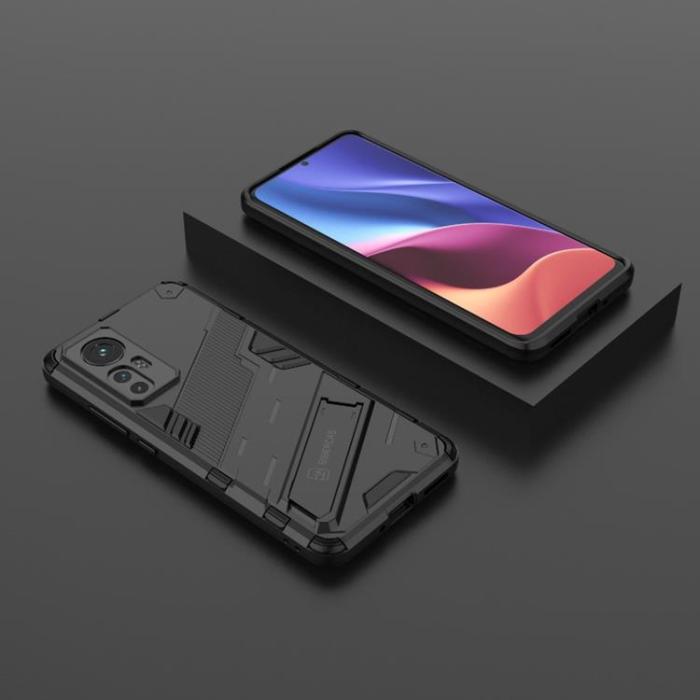 UTGATT1 - Kickstand Anti-Fall Skal Xiaomi 12/12X - Svart