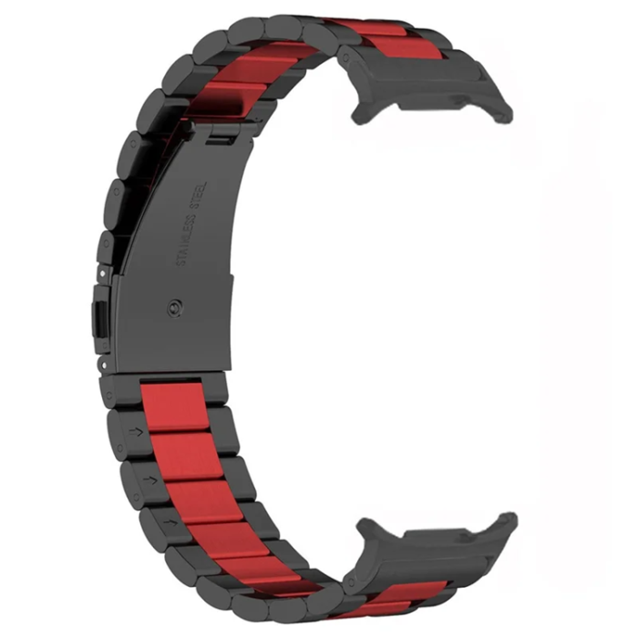 A-One Brand - Galaxy Watch 8 (44mm/40mm) Armband Stainless Steel Three Bead