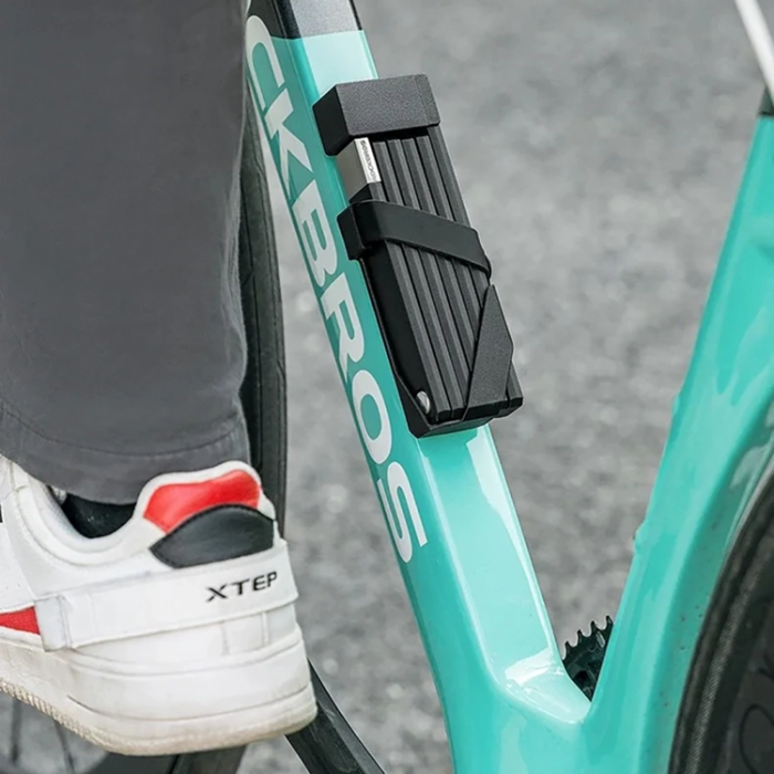 Rockbros - Rockbros Hoppbart Cykellås med Nyckel och Handtag 88 cm - Svart