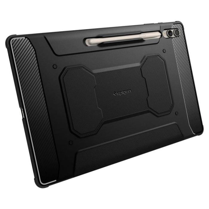 UTGATT - Spigen Galaxy Tab S9 Ultra Fodral Rugged Armor Pro - Svart