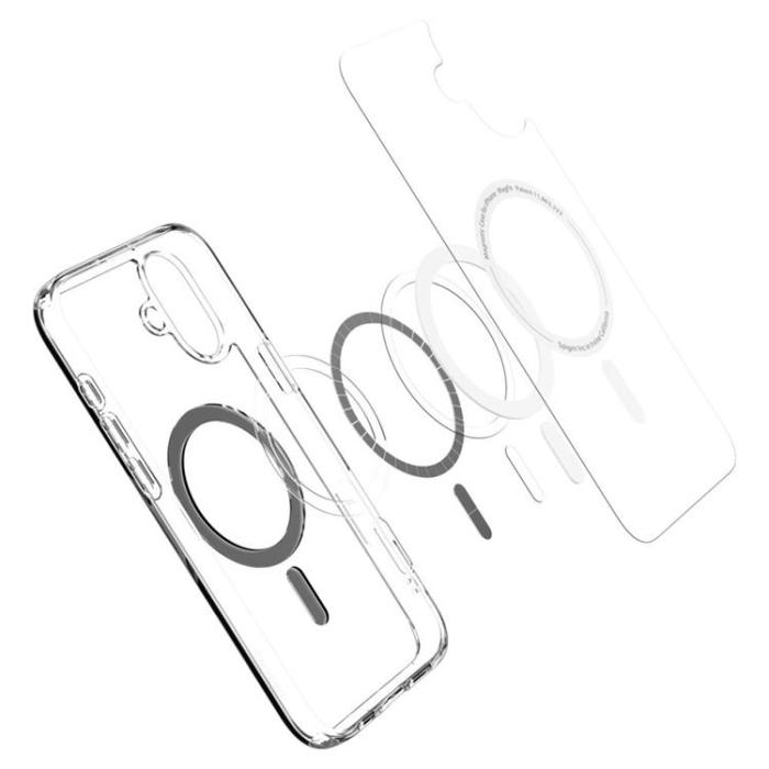 Spigen - Spigen iPhone 16 Mobilskal MagSafe Ultra Hybrid - Svart