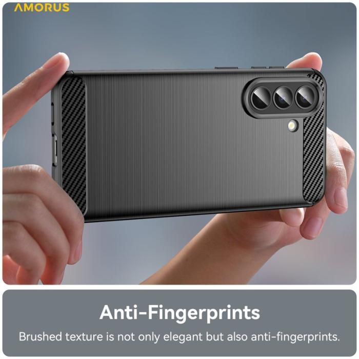 Amorus - AMORUS Mobilskal till Samsung Galaxy A57 Plast - Svart