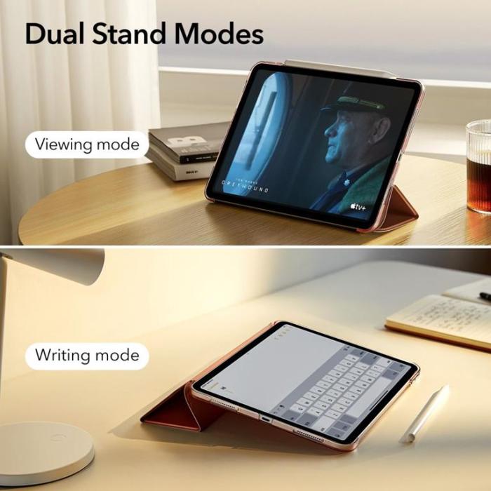 UTGATT1 - ESR iPad (2022) Fodral Ascend Trifold - Rose guld