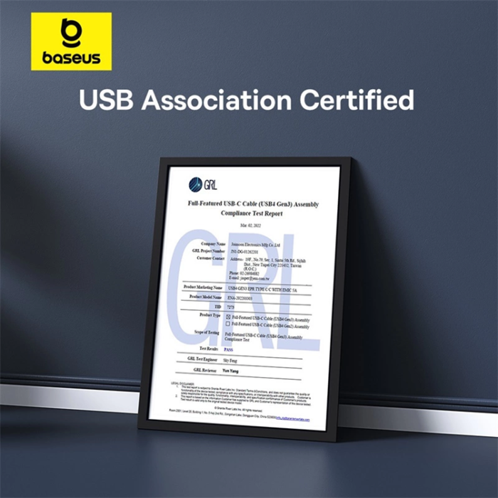 BASEUS - Baseus USB-C till USB-C kabel Snabb 240W 1m - Svart