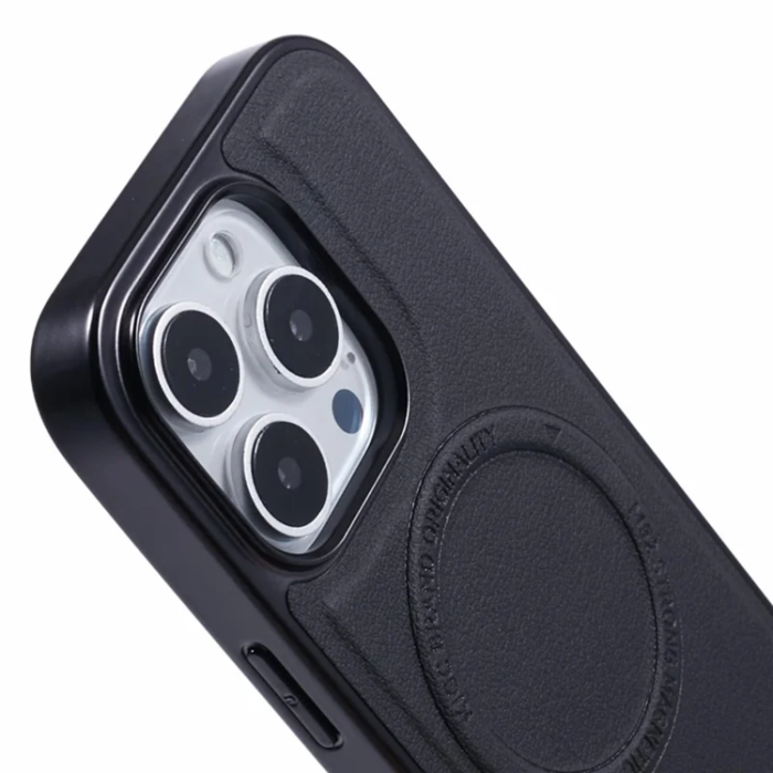 KIGC - KIGC iPhone 16 Pro Mobilskal Magsafe Electroplating - Svart