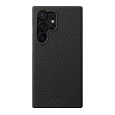Melkco - MELKCO Mobilskal till Samsung Galaxy S24 Ultra &Auml;kta L&auml;der + PC Svart