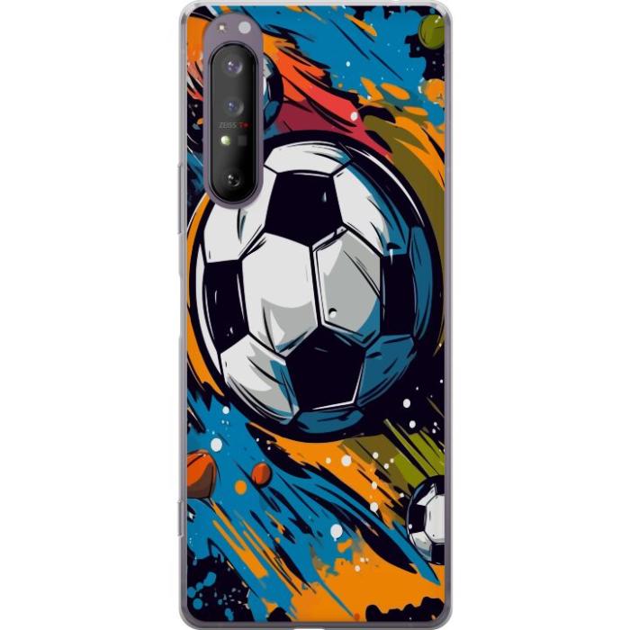 iSecrets - Mobilskal till Sony Xperia 1 II med Fotbollar