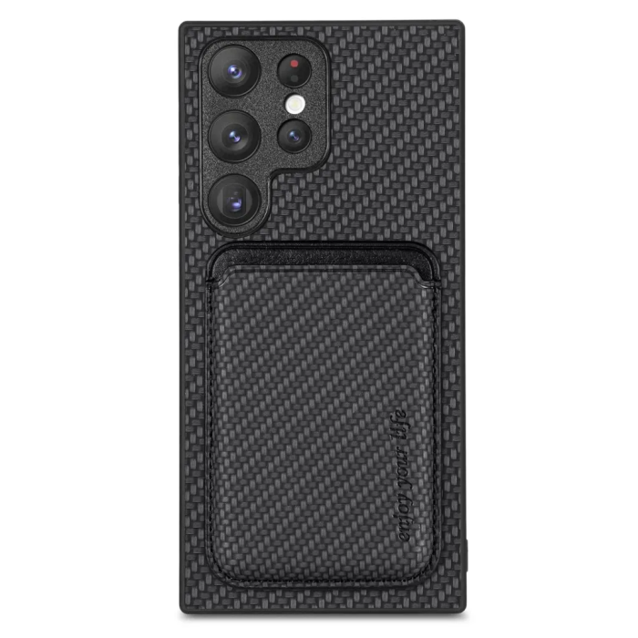 OEM - Galaxy S23 Ultra Skal Korthållare Detachable - Svart