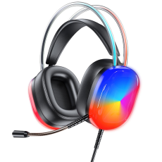 Awei - AWEI Over-Ear Gaming Trådbundna Hörlurar Färgglatt Ljus E-Sports USB GM-11pro