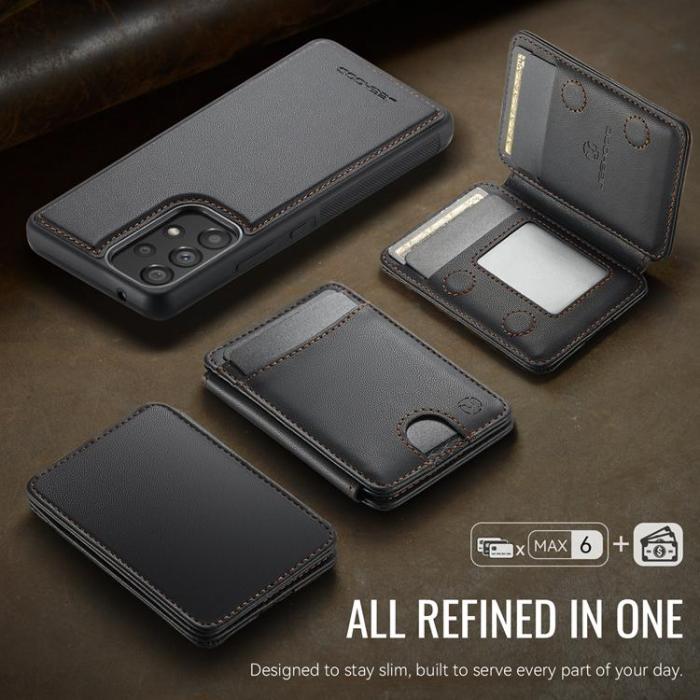 OEM - JEEHOOD Samsung Galaxy A53 5G Mobilskal Konstläder - Svart