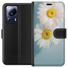 Gustaf - Pl&aring;nboksfodral till Xiaomi 13 Lite med Sommarblommor