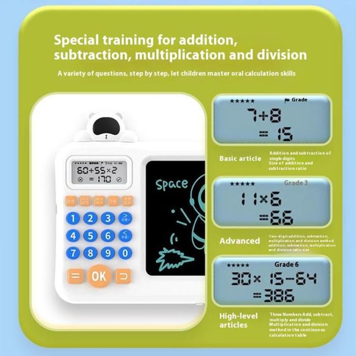 OEM - Elektroniskt Mattespel med Skissblock för Barn (1-6 år)