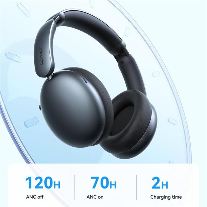Joyroom - JOYROOM Over-Ear Trådlösa Hörlurar Bluetooth ANC JR-JH1 - Svart