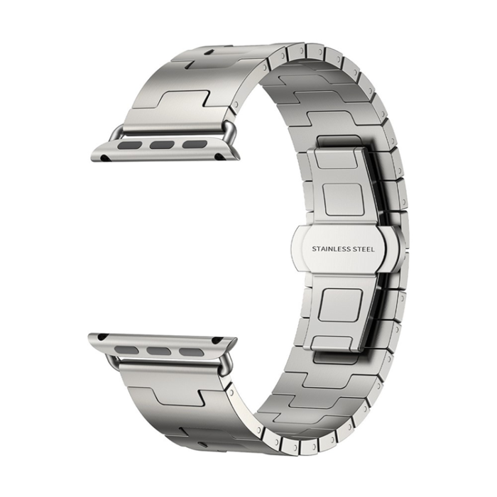 A-One Brand - Apple Watch (42/44/45/46/49mm) Armband Titanium Alloy - Titanium