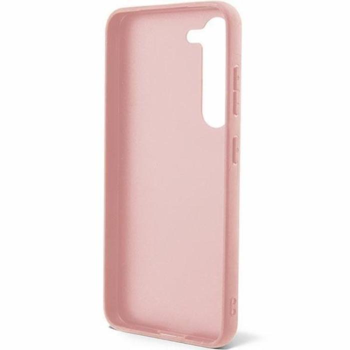 Guess - Guess Galaxy S23 Plus Skal Glitter Script - Rosa
