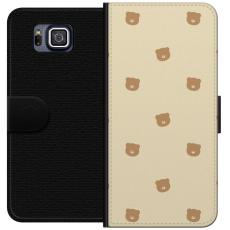 iSecrets - Pl&aring;nboksfodral till Samsung Galaxy Alpha med Bj&ouml;rnm&ouml;nster