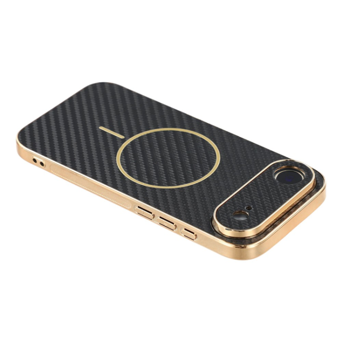 A-One Brand - iPhone Air Mobilskal MagSafe Carbon Fiber Electroplated - Svart