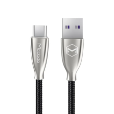 MCDODO - MCDODO USB-A - USB-C 5A Kabel 1m CA-542 - Svart