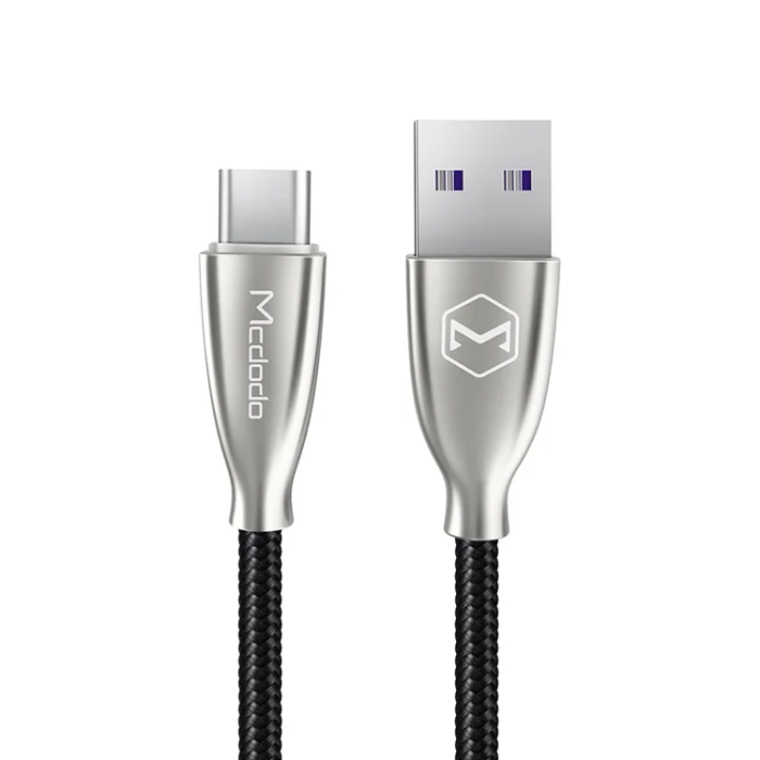 MCDODO - MCDODO USB-A - USB-C 5A Kabel 1m CA-542 - Svart
