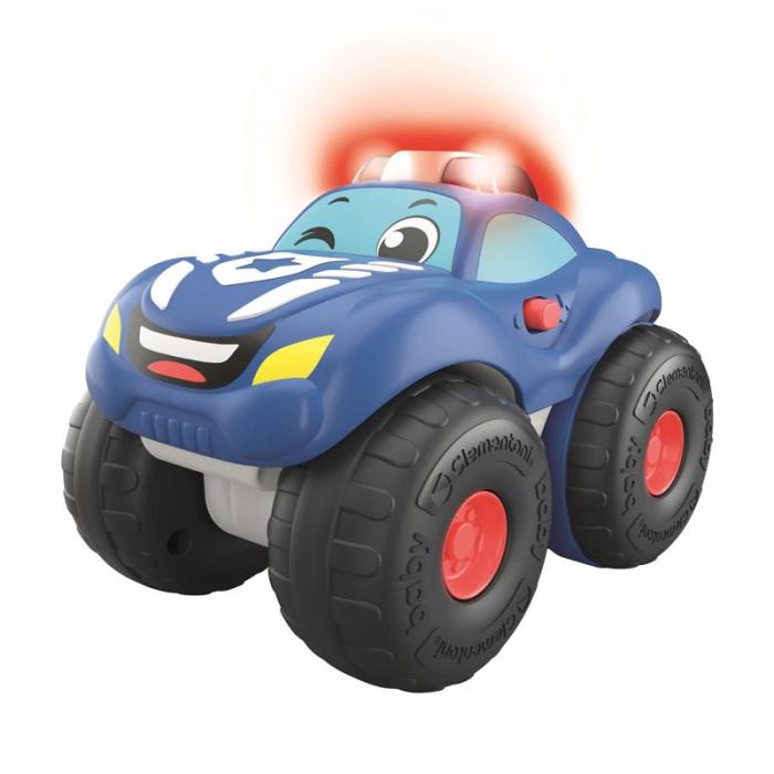 CLEMENTONI - CLEMENTONI Stunt Wheels Pullback Car Police