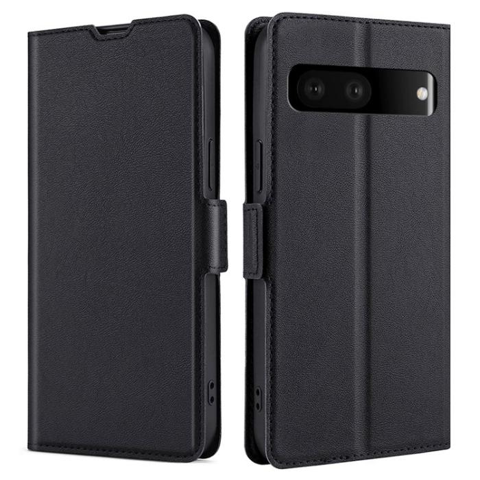 A-One Brand - Google Pixel 7 Plånboksfodral Ultra-thin PU Läder - Svart