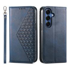 OEM - Pl&aring;nboksfodral f&ouml;r Samsung Galaxy S26 Plus Konstl&auml;der med handledsrem - Bl&aring;