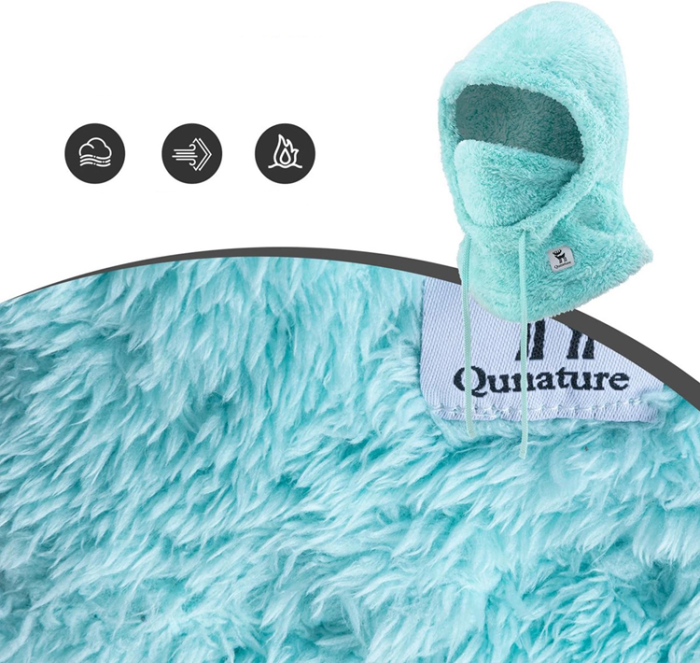 Qunature - Qunature Ski Balaclava Storlek M Arctic Velvet - Mint