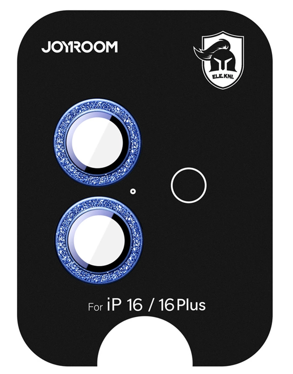 Joyroom iPhone 16/16 Plus Härdat Glas Kameralinsskydd - Blå | 5468 | AlltMobil