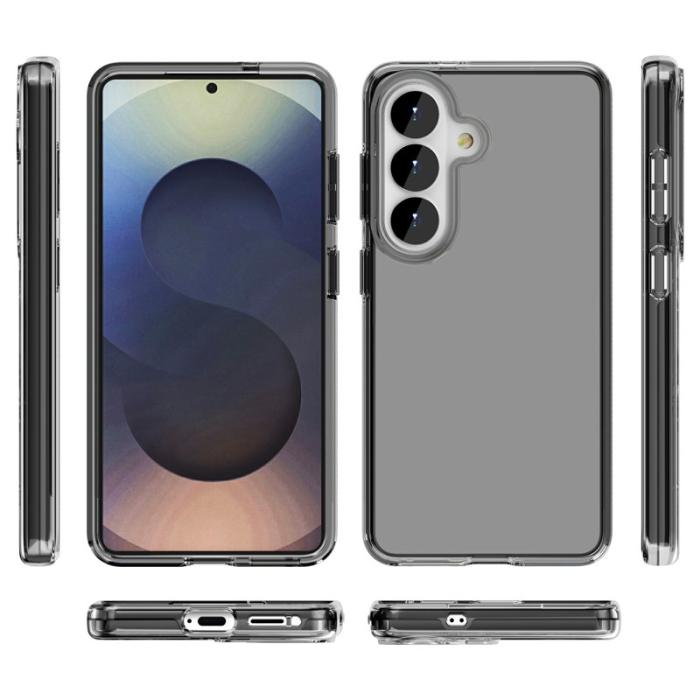 OEM - Mobilskal för Samsung Galaxy S26 Plus PC + TPU Stöttålig - Grå Transparent