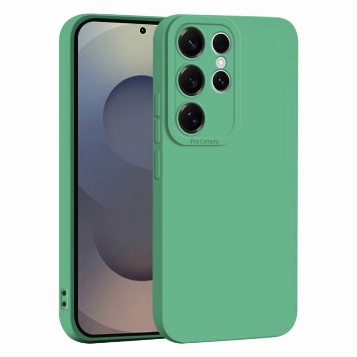 OEM - Mobilskal för Samsung Galaxy S26 Ultra Precisa kamerahål TPU - Grön