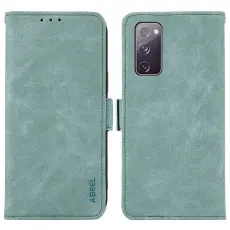 ABEEL - ABEEL Magnetic Konstl&auml;der Pl&aring;nboksfodral f&ouml;r Samsung Galaxy S20 FE - Bl&aring;