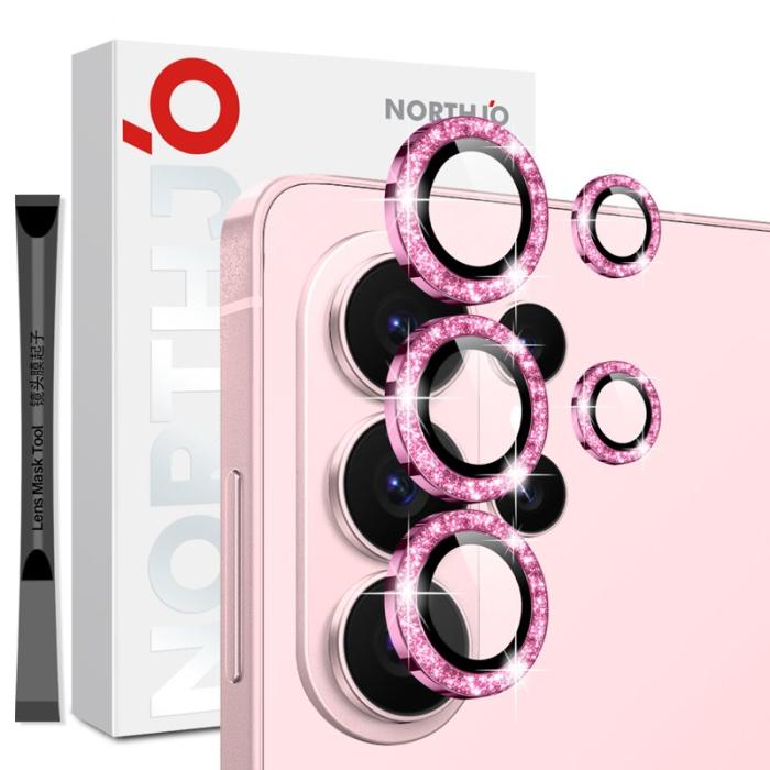 NORTHJO - NORTHJO Skärmskydd för Samsung Galaxy S26 Ultra Kameraskydd Härdat Glas - Rosa