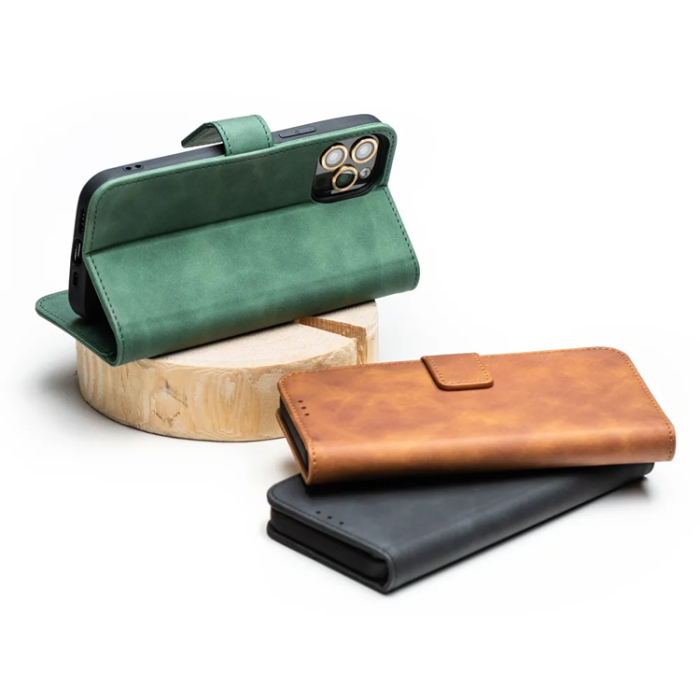 OEM - Xiaomi Redmi Note 14 4G Plånboksfodral Tender - Grön