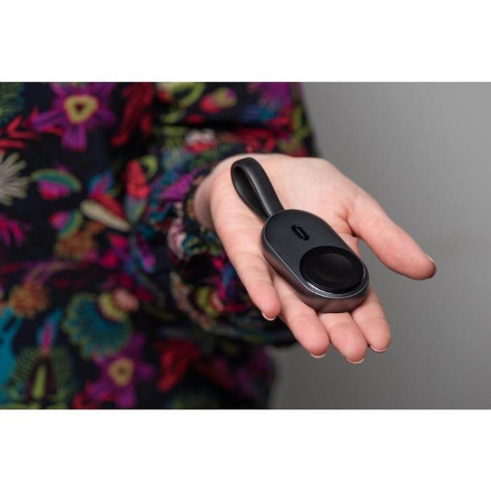Forcell - Forcell Mini Powerbank för Apple Watch 1200 mAh 2.5W F-Energy - Svart