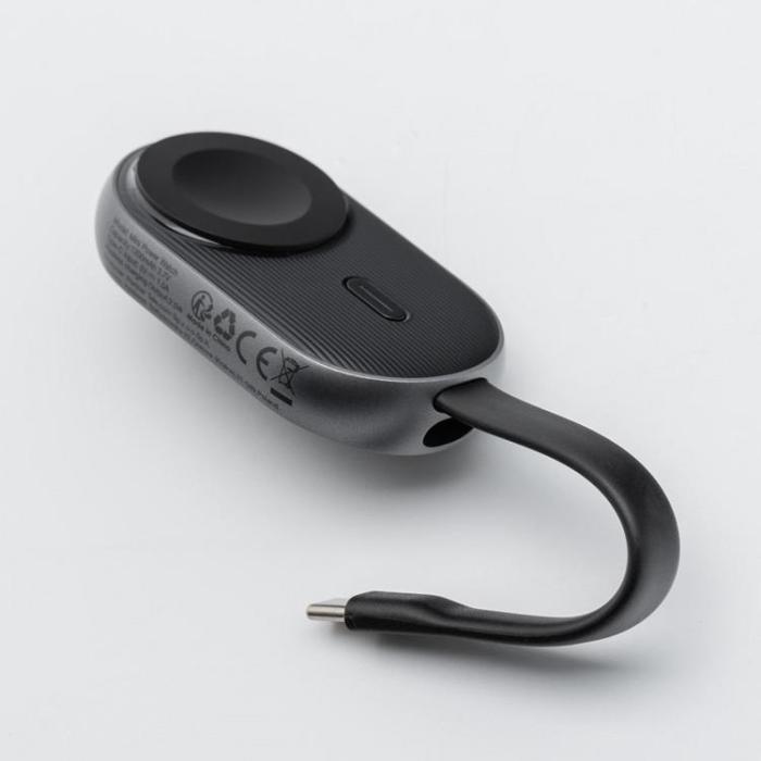 Forcell - Forcell Mini Powerbank för Apple Watch 1200 mAh 2.5W F-Energy - Svart