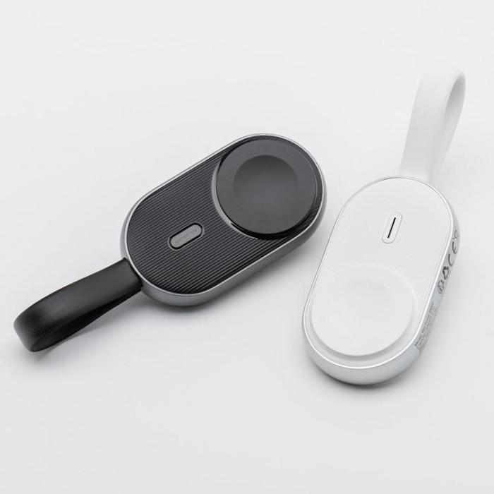 Forcell - Forcell Mini Powerbank för Apple Watch 1200 mAh 2.5W F-Energy - Svart