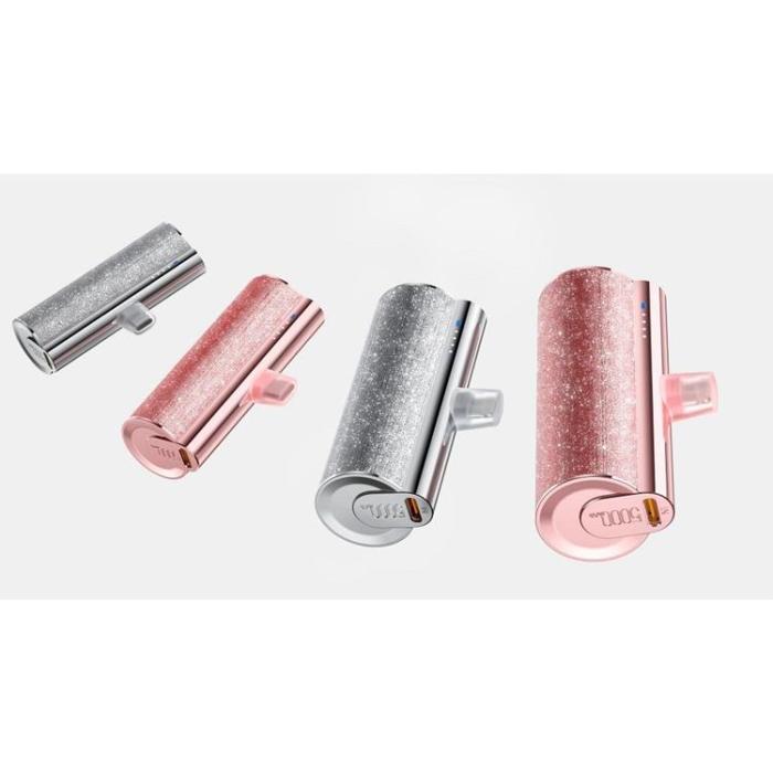 Veger - VEGER Powerbank 5000 mAh Type C PD QC 3.0 2.4A 12W - Rosa