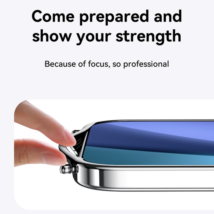 SULADA - SULADA iPhone 17 Pro Mobilskal Ultra Clear Electroplating - Silver