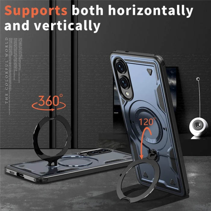 A-One Brand - Mobilskal till Galaxy S25 Edge Magsafe Kickstand
