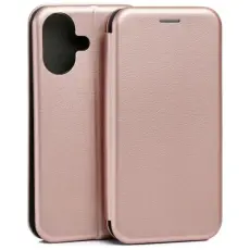 Beline - Beline iPhone 17 Pl&aring;nboksfodral Magnetic - Ros&eacute;guld