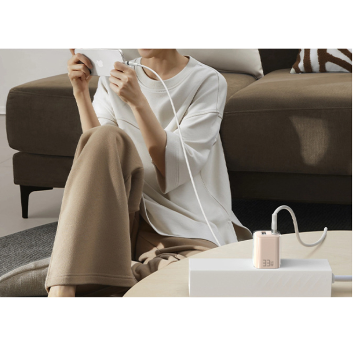 A-One Brand - Snabbladdare 33W USB-C - USB-A EU PD Nano