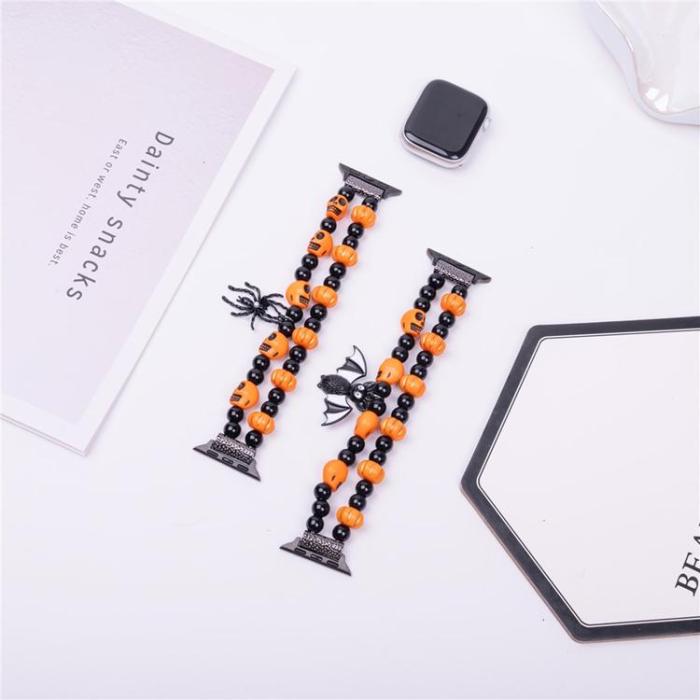 OEM - Apple Watch (42mm/41mm/40mm/38mm) Armband Halloween Spindel - Fladdermus