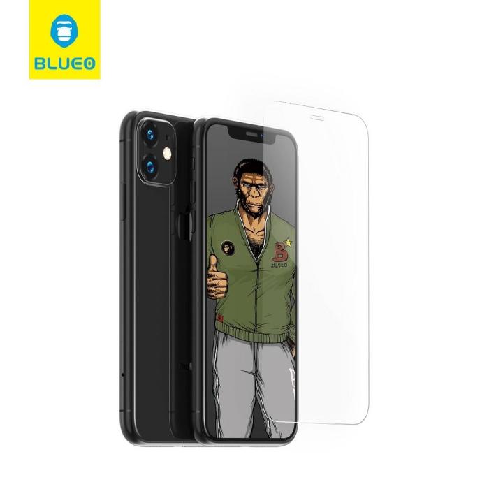 UTGATT1 - 5D Mr. Monkey Härdat Glas till Xiaomi Redmi Note 9T 5G Svart