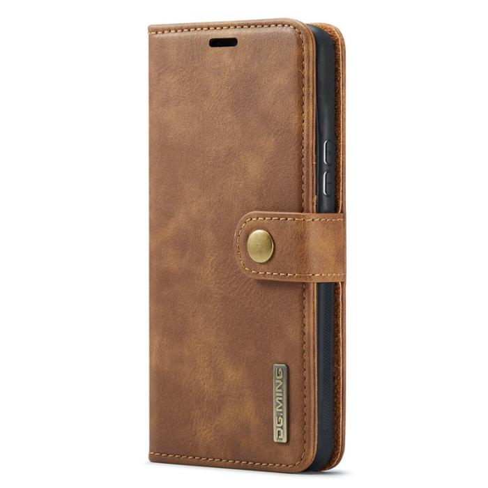 DG.MING - DG.MING Samsung Galaxy A53 5G Flip Plånboksfodral Brun